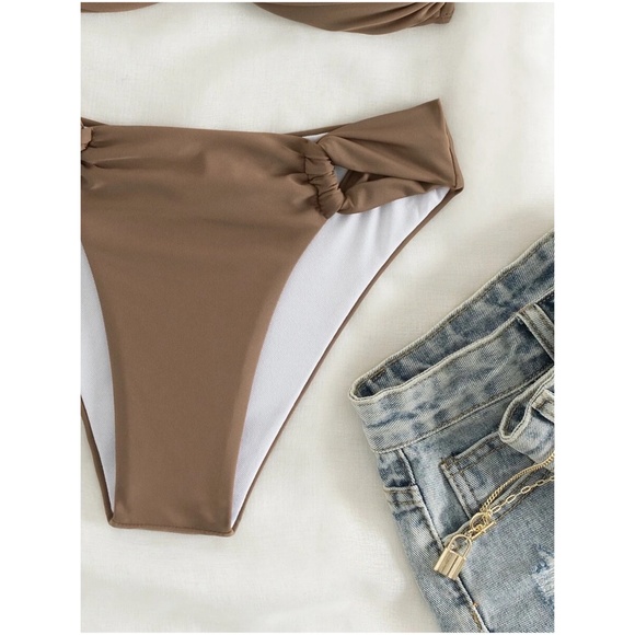 Twisted halter Top Cheeky Bikini Swim Beach - Picture 4 of 12